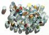 50 6x6mm Ornelia Cut Crystal Vitrail Beads